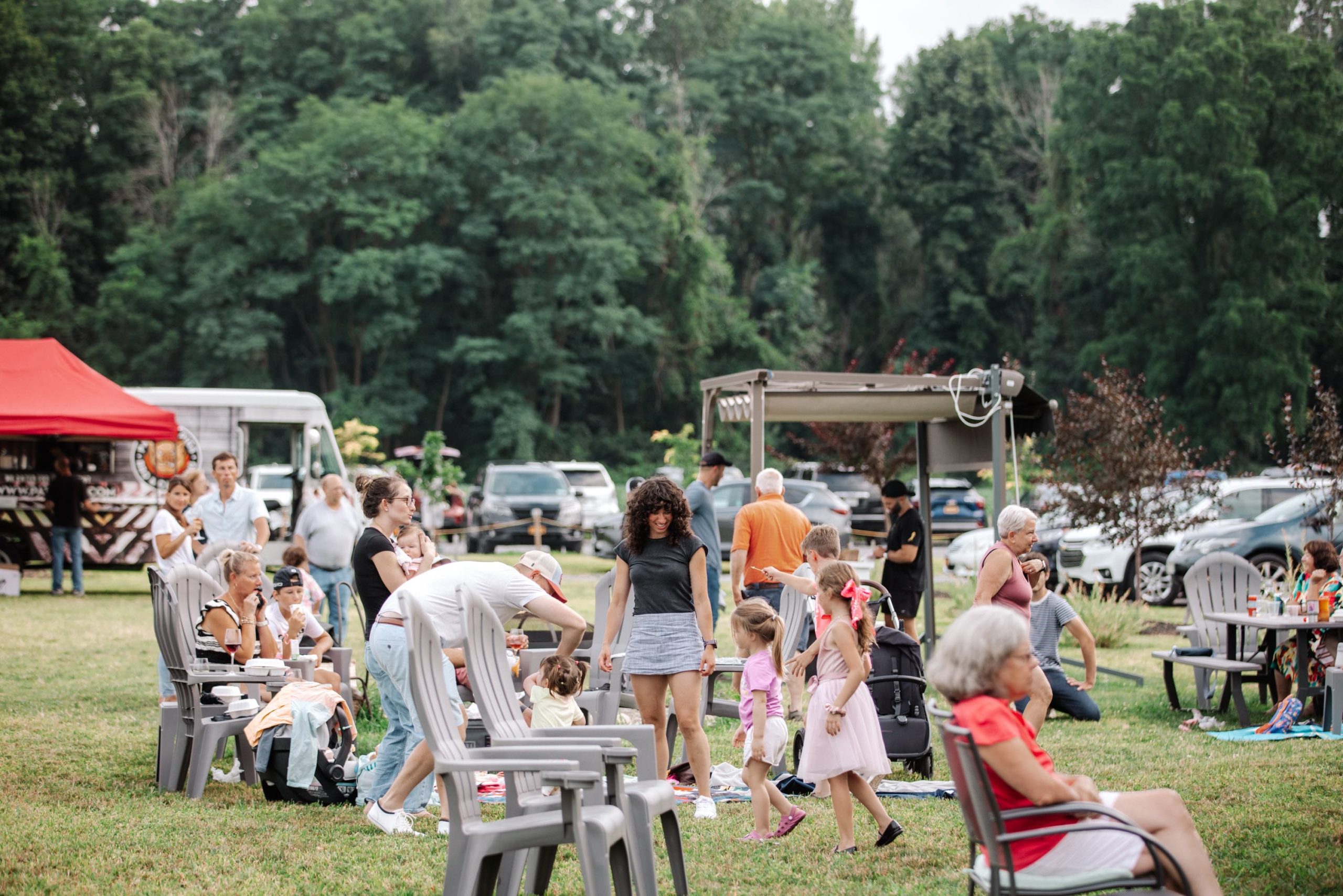 20 Deep winery outdoor garden area