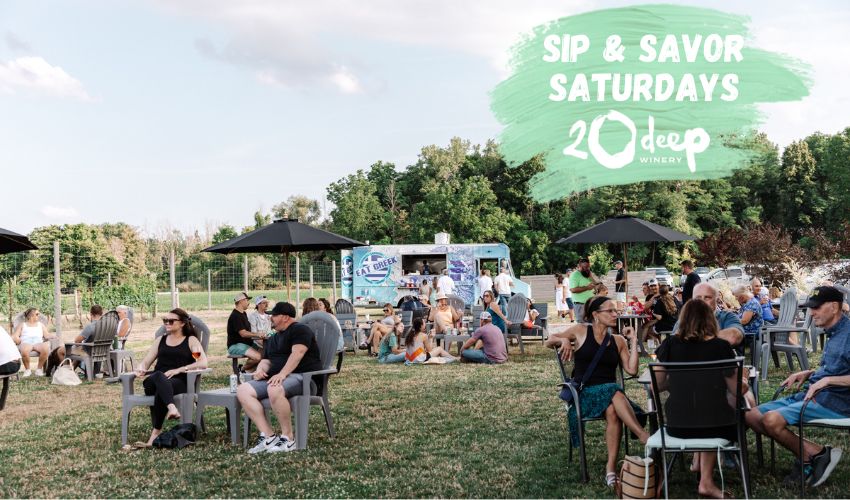 Sip and Savor Saturdays at 20 Deep Winery